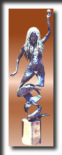 metal sculpture, steel, welded sculpture, fine art sculpture, sculpture, women, nudes, figurines