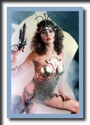 Barbarian Queen with ray gun, costumes, fashion, photography, photography, fantasy art, sci-fi, science fiction art, art prints, posters, post cards